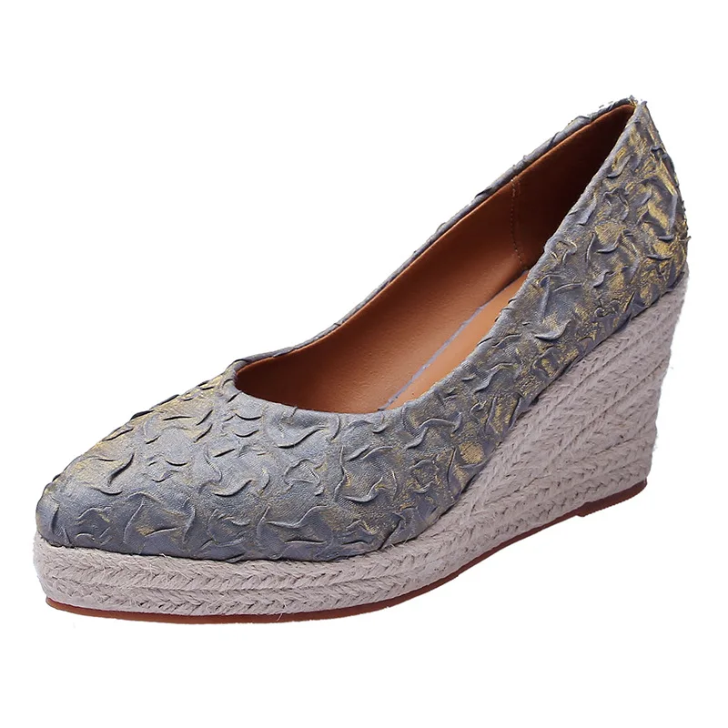 8cm Größe 34-42 Atmungsaktive  – Espadrille Slip On Bewertung und Preis