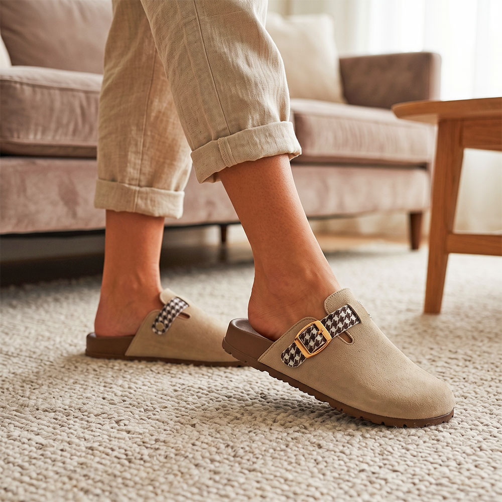 Damen-Mules mit geschlossener  – Espadrille Slip On Bewertung und Preis