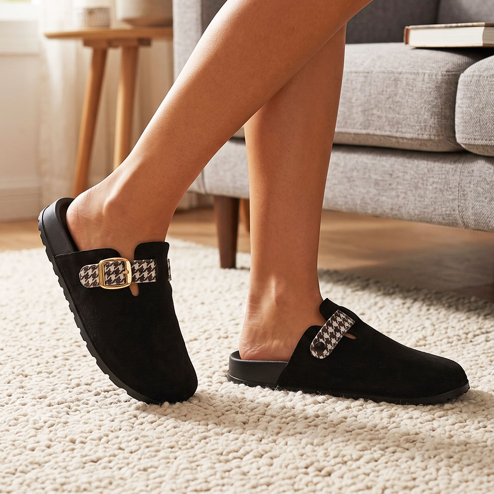 Damen-Mules mit geschlossener  – Espadrille Slip On Bewertung und Preis