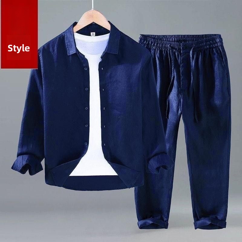 Loses Leinen-Freizeitoutfit fü – Linen Shirt Breathable Bewertung und Preis
