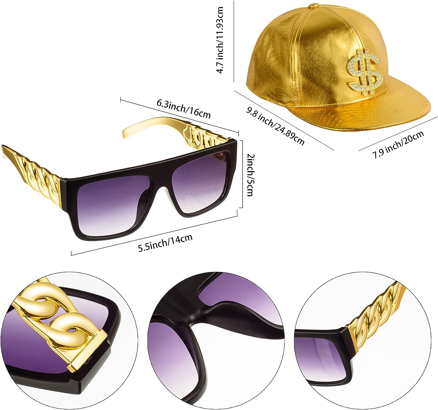 PESENAR 80er 90er Hip Hop Kost – Sunglass Retainer Cord Bewertung und Preis