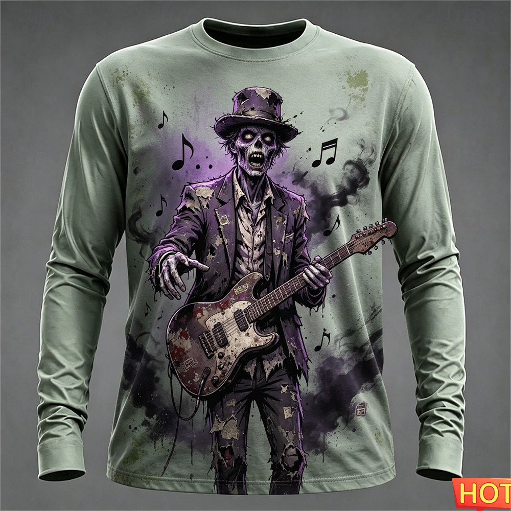 Herbst-Winter Herren Langarm-T – Tee Graphic Print Bewertung und Preis